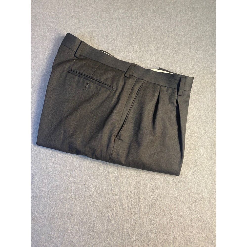 Alan Flusser Mens Dress Pants Size  36 X 29‎ Black